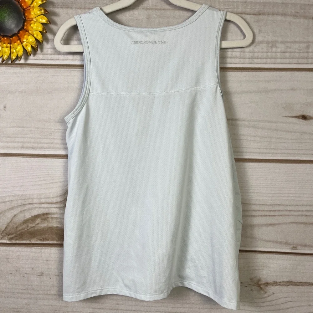 Abercrombie Kids YPB Light Blue Twist Front Active Tank Top Girls Size 11/12